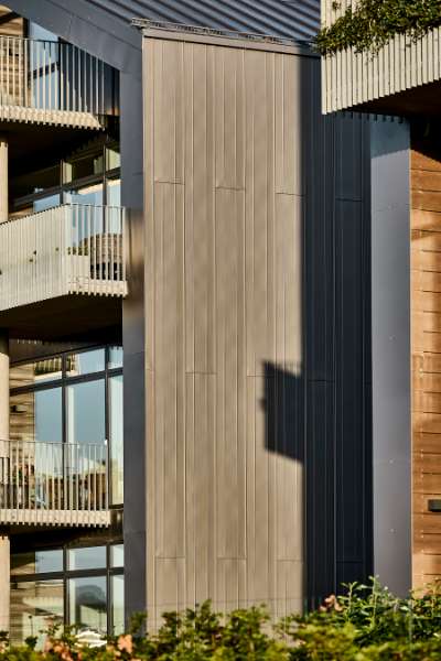 Amazing roof design using DS Nordic Click Seam, Udsigten - Vester Ringvej 45, 8600 Silkeborg